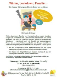 Hilfe für Eltern Corona Wilhelmsburg Kirchdorf Link zum pdf